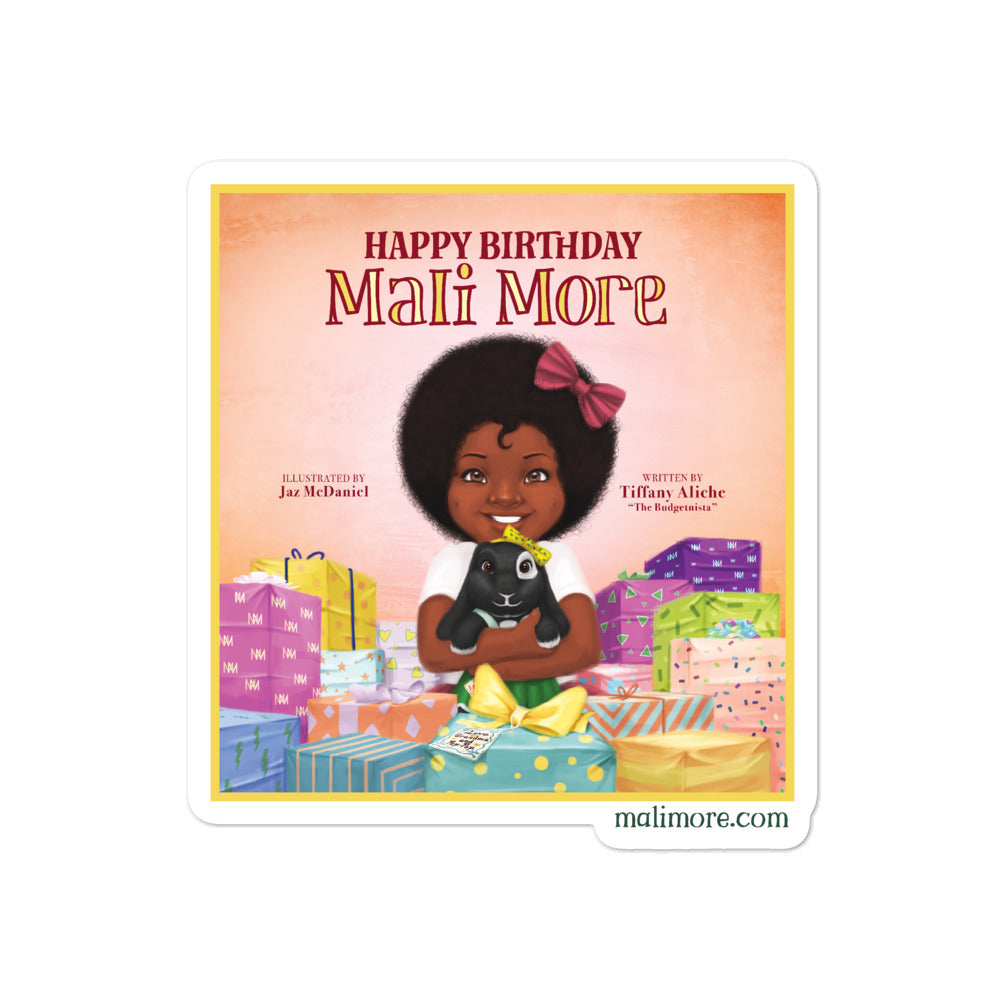 Happy Birthday Mali More Sticker (1 Sticker)