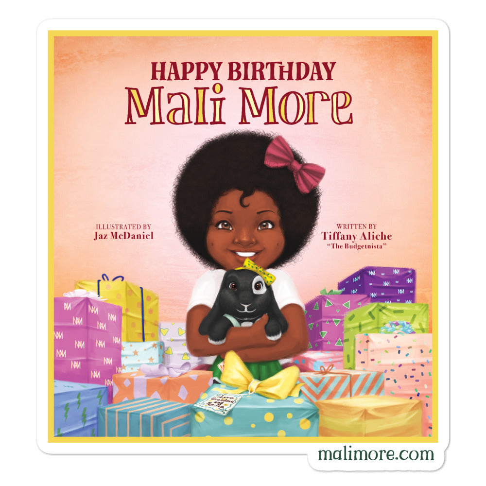 Happy Birthday Mali More Sticker (1 Sticker)